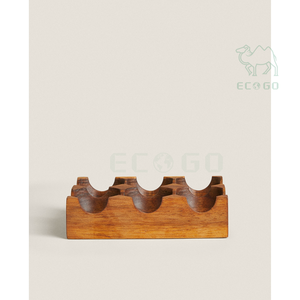 Cartón de huevos de madera de acacia para seis huevos - Product Image 6