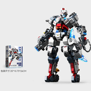 Jouet pour enfants Sembo Block, robot mecha, blocs de construction en micro-particules, puzzle science-fiction, briques de construction pour cadeau et marché des collectionneurs - Product Image 4