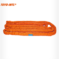 TOYO-INTL fabrika fiyat EA tipi Polyester yuvarlak dokuma sapan