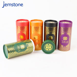 Caja de tubo de papel de té de embalaje redondo de lata de papel de cilindro biodegradable de alta calidad - Product Image 1