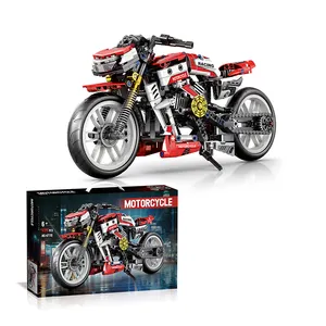 467 buah olahraga Model Ducati mainan motor Kit blok bangunan batang bata set mainan konstruksi untuk anak-anak dewasa