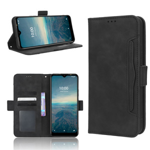 Étui portefeuille à rabat en cuir à rayures vachettes avec plusieurs emplacements pour cartes pour téléphone <span class=keywords><strong>Vodafone</strong></span> Smart V22 - Product Image 5