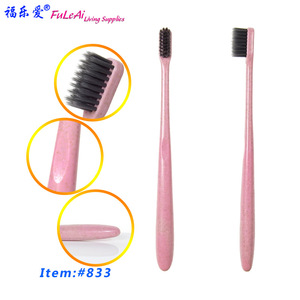 FuleAi Toothbrush 833 Soft Bristles Wheat Straw Adult Manual Toothbrush - Product Image 3
