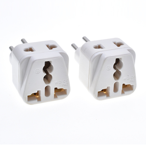 <strong>Universal</strong> Wall <strong>Plug</strong> Travel <strong>Adapter</strong> 10A 2 Outlets <strong>Plug</strong> with Socket Type-J Connector 110-250V Non-Grounding CE for - Product Image 3