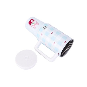 Gobelet isotherme en acier inoxydable de 40 oz avec paille : Bouteille d'eau isolée de haute qualité pour les déplacements – Options en gros et personnalisées - Product Image 3