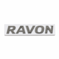 Emblème de hayon de voiture ODM avec revêtement anti-rayures finition perle pour accessoires extérieurs de berline