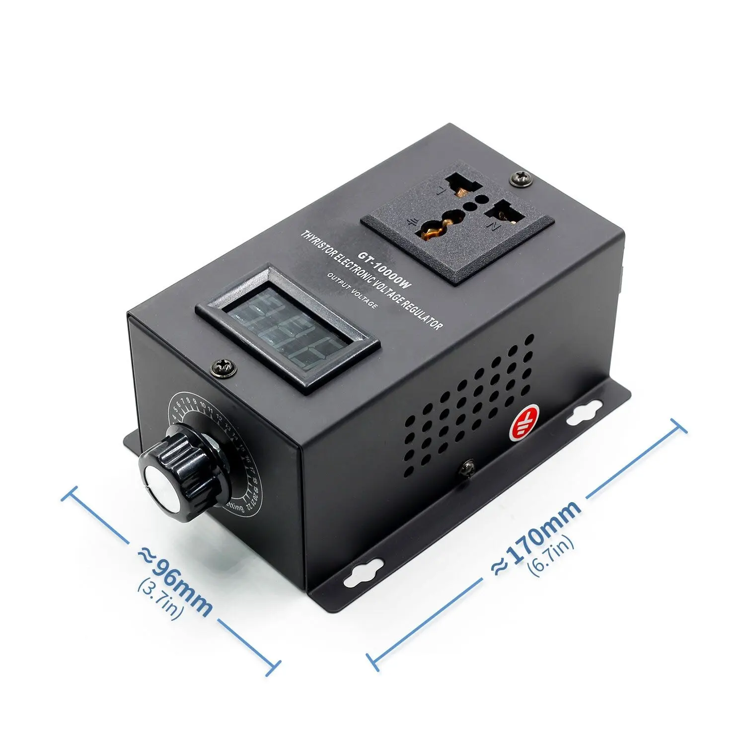 AC 220V 10000W SCR electrónicos de tensión regulador del regulador de temperatura de ajuste de velocidad controlador regulador controlador de potencia