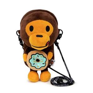 King Mcgreen Star Nuova <span class=keywords><strong>Borsa</strong></span> a Tracolla per Cellulare a Forma di Scimmia Cartoon, <span class=keywords><strong>Borsa</strong></span> a Tracolla con Peluche a Forma di Squalo, Regalo per Bambini - Product Image 3