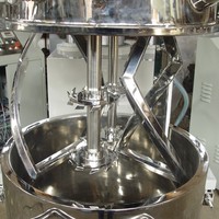 Grand mélangeur planétaire industriel à double arbre de machine de mélange de mastic de silicone de 50L 100L