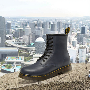 Scarpe da <span class=keywords><strong>neve</strong></span> da <span class=keywords><strong>uomo</strong></span> alte stile britannico per stivali Martin Casual invernali da esterno in grandi dimensioni con chiusura stringata - Product Image 3