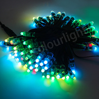 Led 12mm Mini UCS1903/WS2811 String RGB Pixel Module Lumière Point de Noël Module Éclairage pour Extérieur Intérieur Décoration Lampe