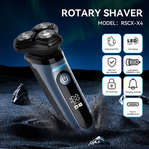 Rasoio Elettrico Rotante 3D Professionale <span class=keywords><strong>per</strong></span> Uomo, Impermeabile IPX7, Senza Fili, con Display LED - Product Image 2
