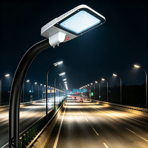 Lampione LED Durevole per Esterni con Alloggiamento in Alluminio e Design Rettangolare per Illuminazione Stradale Urbana e Aree Industriali - Product Image 1