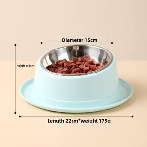 <span class=keywords><strong>Gamelle</strong></span> inclinée anti-<span class=keywords><strong>fourmis</strong></span> pour <span class=keywords><strong>chat</strong></span>, forme chapeau, design macaron, pour une alimentation saine, antidérapante, vente en gros - Product Image 4