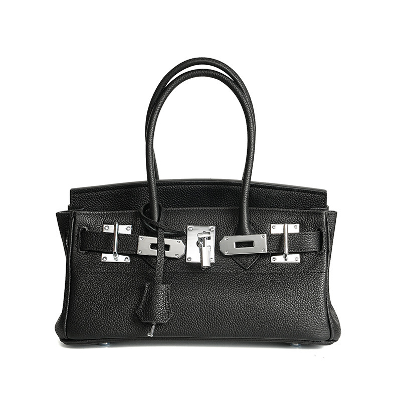 Black (high-quality imported top-grain cowhide)