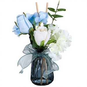 Aromaterapia para el Hogar, Ambientador Líquido sin Fuego, Simulación de <span class=keywords><strong>Flora</strong></span>, Ratán, Rosa de Ébano, Jazmín, Té, Adornos de Jarrón de Estilo Europeo, Aire Fresco - Product Image 1