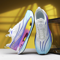 Nouvelles Chaussures de Course Athlétiques Respirantes et Légères 2026, Couleur Unie, Semelle Extérieure en Caoutchouc Souple Extensible, Idéales pour Couples