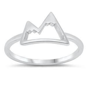 Anillo de montaña Nevada hecho a mano de plata de ley 925, anillo de plata maciza, joyería de Fabricante Mayorista, tienda en línea en la fábrica - Product Image 1
