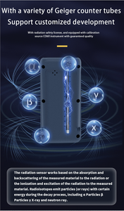 GM300 дозиметр персональный счетчик Гейгера, тубус, жесткие бета-лучи, гамма-лучи и рентгеновская сигнализация, персональный дозиметр излучения - Product Image 4