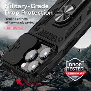 Custodia per telefono con cavalletto resistente di nuovo arrivo con copertura per <span class=keywords><strong>fotocamera</strong></span> scorrevole per <span class=keywords><strong>iPhone</strong></span> <span class=keywords><strong>14</strong></span> Pro Max Plus - Product Image 3
