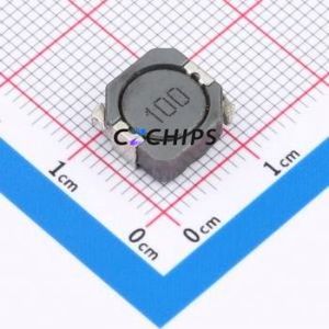 SMDRH104R-100MT ตัวเหนี่ยวนำไฟฟ้าแบบ SMD, 10.4x10.3 มม. ( ค่าความเหนี่ยวนำ: 10uH ) ( ความแม่นยำ: 20% กระแสไฟฟ้าที่กำหนด: 3.8A ) - Product Image 1