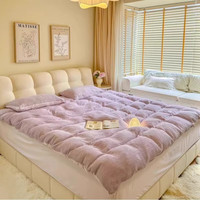Lit de rangement moderne et luxueux en cuir de couleur crème avec taille Queen et garantie de 3 ans