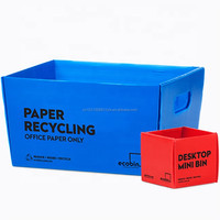 Mannkie Personnalisé En Plastique Ondulé PP Tabac Emballage de Conteneur de Caisse de Coroplast De Livraison De Stockage De Boîte à Cigarettes À Vendre