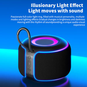 <span class=keywords><strong>New</strong></span> FM Đài phát thanh xe Loa ngoài trời loa siêu trầm rung Led Loa di động công suất cao loa không dây - Product Image 2