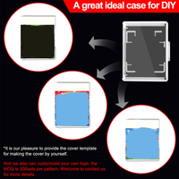 Étui transparent anti-poussière et antichoc pour cartes de jeu 3DS/DS/DSi, boîte de rangement portable en PP DIY