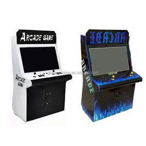 סיטונאי 32 אינץ '2-אדם לחימה מכונת משחק וידאו ארקייד שנה 1 ארון עץ עבור סוחר מטבעות לילדים שעשועים אנגלית - Product Image 1