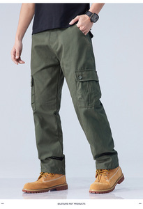 <span class=keywords><strong>Pantalon</strong></span> cargo droit multi-poches décontracté pour hommes, streetwear personnalisé, pantalons cargo oversize en coton pour la <span class=keywords><strong>randonnée</strong></span> en plein air, Offre Spéciale - Product Image 6