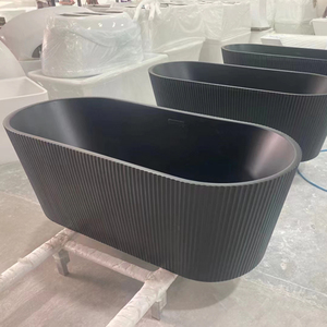 Housen Baignoire acrylique de style luxe autoportante Couleur Design graphique Baignoire d'angle dans la salle de bain Blanc Couleur personnalisée Traditionnelle - Product Image 1