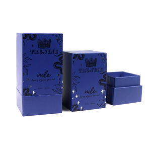 Boîte d'emballage personnalisée en carton pour cosmétiques, <span class=keywords><strong>de</strong></span> 10 unités, boîte d'emballage, simple, pour huiles essentielles avec rainure éponge/EVA - Product Image 3