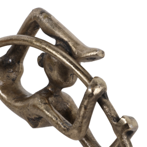 Elegante scultura di ginnasta su base in marmo per decorare la casa, come complemento d'arredo per soggiorno, bagno o come complemento per il tavolino da caffè. - Product Image 6