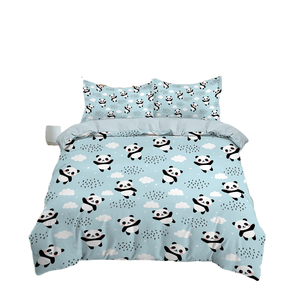 Offre Spéciale : Ensemble Housse de Couette et Taie d'Oreiller en Coton Biologique Respirant à Motif Végétal Moderne, Toutes Saisons - Product Image 1
