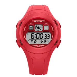 Fashion SANDA 331 Brand Unsex Sports Watches Men LED Digital Swim Watch Women Multifunctional Wristwatches Alarm Stopwatch Hour