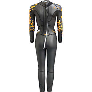 CRESSI KUWAE Costume da bagno intero Lady Monopiece Nero/Arancione 2mm XS/1 Taglia DG0028 KH - Product Image 2