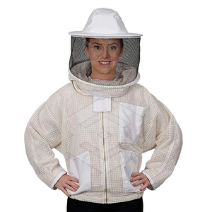Suministros de fábrica, chaqueta blanca de apicultura, ropa de apicultor de algodón transpirable, traje, ropa protectora de abeja - Product Image 2