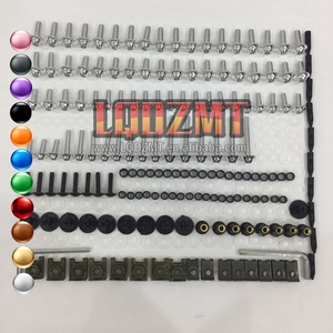 Kit de tornillos de carenado de acero inoxidable para KAWASAKI NINJA <span class=keywords><strong>ZX</strong></span>-11R ZZR1100 CC <span class=keywords><strong>ZX</strong></span> 11R ZX11 <span class=keywords><strong>R</strong></span> ZX11R 90 91 92 1990 1992, tuercas de carrocería - Product Image 1