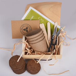 Vaso Moderno <span class=keywords><strong>per</strong></span> Fiori Kit di Coltivazione Erbe e Semi Materiale in Polpa Biodegradabile Ecologico <span class=keywords><strong>per</strong></span> Uso Interno ed Esterno in <span class=keywords><strong>Giardino</strong></span> - Product Image 3