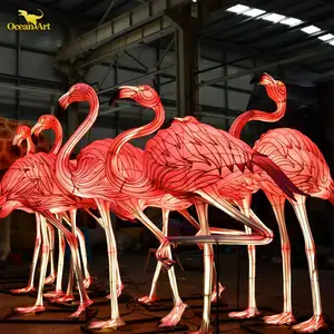 Nouvel An Décoration Extérieure Grand Festival Chinois Lanterne Spectacle Avec LED Lumières À Vendre