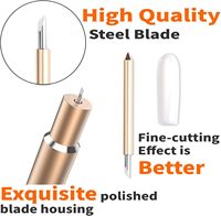 Cuchilla de Corte de Punta Fina Premium Compatible con Cricut Maker Explore Parts Air Expression, con Cuchillas de Repuesto