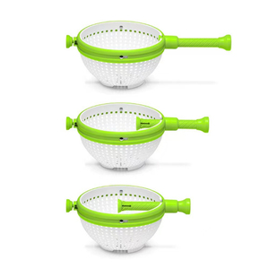 Hot Bán Tùy Chỉnh Hộ Gia Đình Nhựa <span class=keywords><strong>Salad</strong></span> Công Cụ Quay Trái Cây Rau Cống Giỏ Của Nhãn Hiệu Quay Máy Sấy Cho Các Loại Trái Cây Rau - Product Image 3