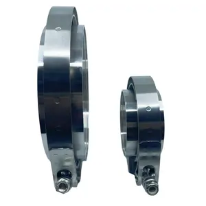 carbon steel split flange clamp clamped flange connector pipe hub exhaust downpipe flange -clamp