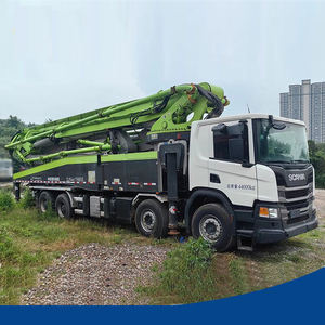 รถปั๊มคอนกรีตติดตั้งบนรถบรรทุกมือสอง ปี 2020 ยี่ห้อ Zoomlion รุ่น 62X6RZ โครงรถ Scania 8X4 62 เมตร ขาย - Product Image 1