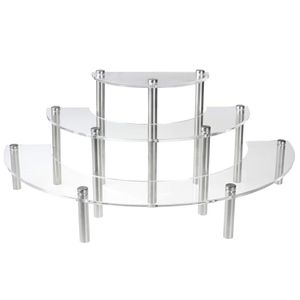 Expositor de Acrílico AURORA para Pasteles, Soporte Individual, Estilo Art Deco, Color y Tamaño Personalizables, para Postres, Joyería, Cosméticos - Product Image 6