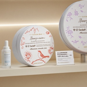 Barra de Loción Sólida Premium en Envase de Aluminio Blanco Ecológico con Tapa de Rosca, Barra de Hidratación Natural a Prueba de Fugas - Product Image 2