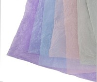 Papier crépon de style coréen pour vêtements, emballage de fleurs, emballage cadeau, matériel de bricolage, biodégradable, imperméable, recyclable, 50x70cm