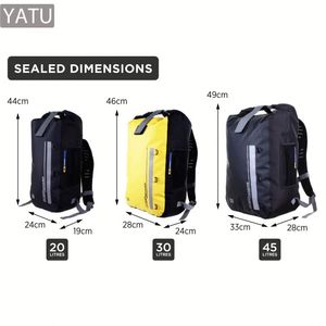 여행용 방수 백팩 야외 하이킹 캠핑 가방 헬스 등산용 도매 10L PVC 방수포 방수 백팩 - Product Image 5