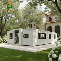 Maison Modulaire Préfabriquée Extensible, Conteneur Aménagé pour Appartement, Entrepôt, Bureau, Hôtel et Dortoir, Installation Rapide